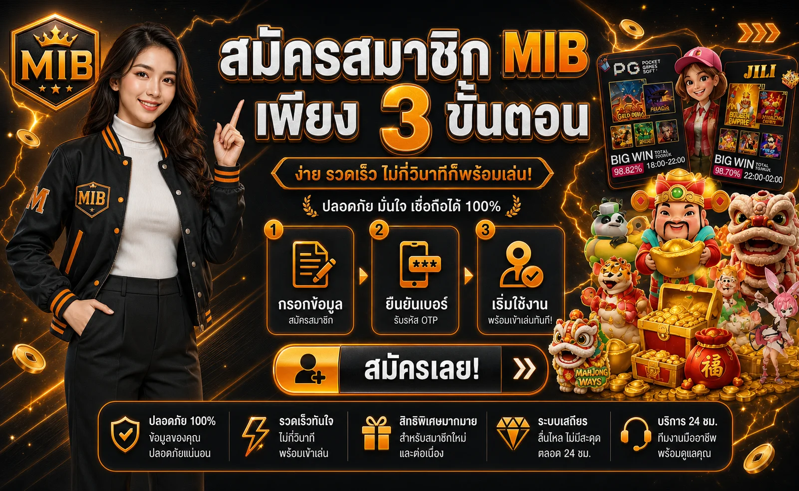 MIB เว็บตรง | ทางเข้า สล็อตวอเลทและคู่มือใช้งาน
